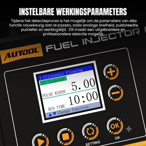 AUTOOL CT500 - Industriële GDI/EFI/FSI injectorreiniger en tester