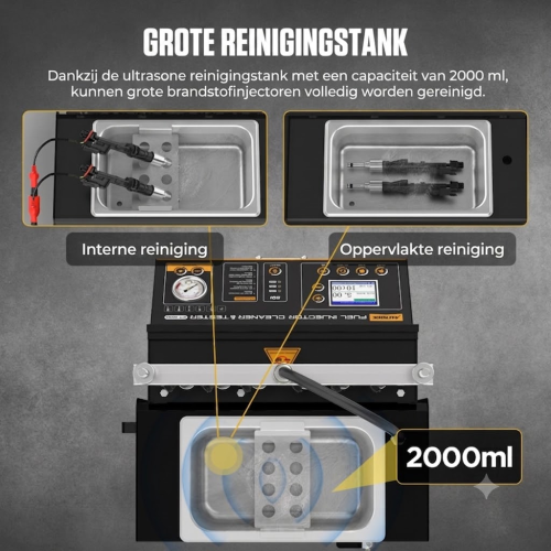 AUTOOL CT500 - Industriële GDI/EFI/FSI injectorreiniger en tester