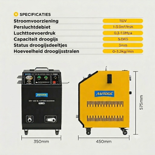 AUTOOL HTS705 Droogijsstraalmachine