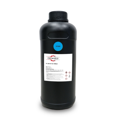 UV inkt 1000 ml X1 - Cyaan