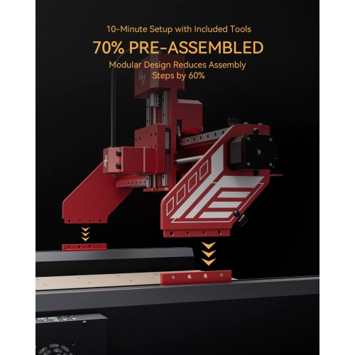 Atomstack C4 Pro CNC-freesmachine + accessoires