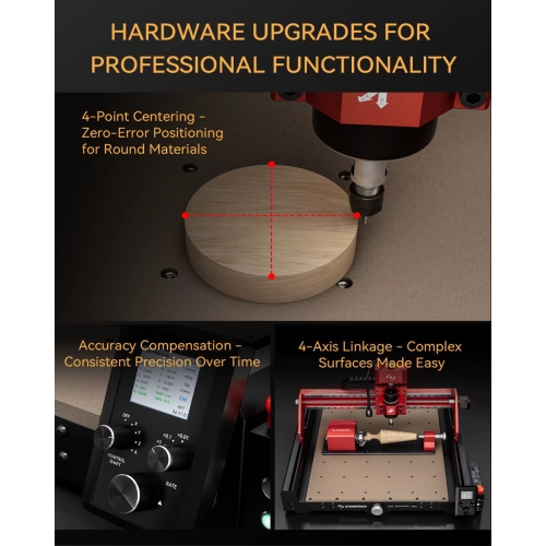 Atomstack C4 Pro CNC-freesmachine + accessoires