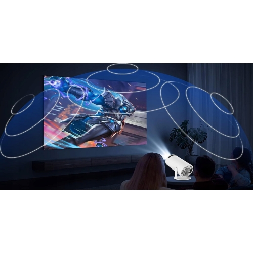 MAGCUBIC HY300 PRO HD TV-PROJECTOR 130'' ANDROID WIFI DRAAGBAAR DRAAIBAAR