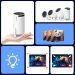 MAGCUBIC HY300 PRO HD TV-PROJECTOR 130'' ANDROID WIFI DRAAGBAAR DRAAIBAAR