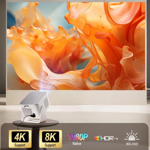 MAGCUBIC HY350MAX Full HD/4K-projector, WiFi 6 HDR10 Android LED-tv met WiFi-luidspreker