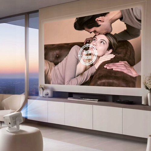 MAGCUBIC HY350MAX Full HD/4K-projector, WiFi 6 HDR10 Android LED-tv met WiFi-luidspreker