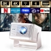 MAGCUBIC HY350MAX Full HD/4K-projector, WiFi 6 HDR10 Android LED-tv met WiFi-luidspreker