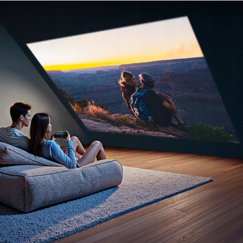PicoPlay JMGO draagbare laser-DLP-projector + statief + powerbank