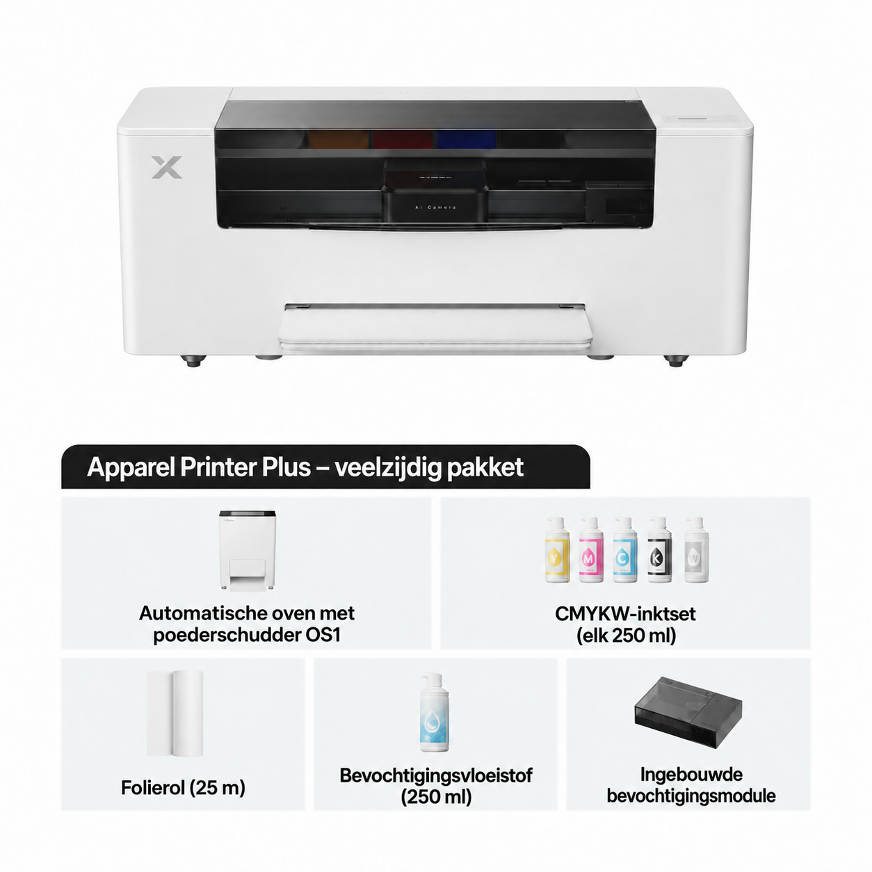 xTool Apparel Printer Plus met OS1-oven
