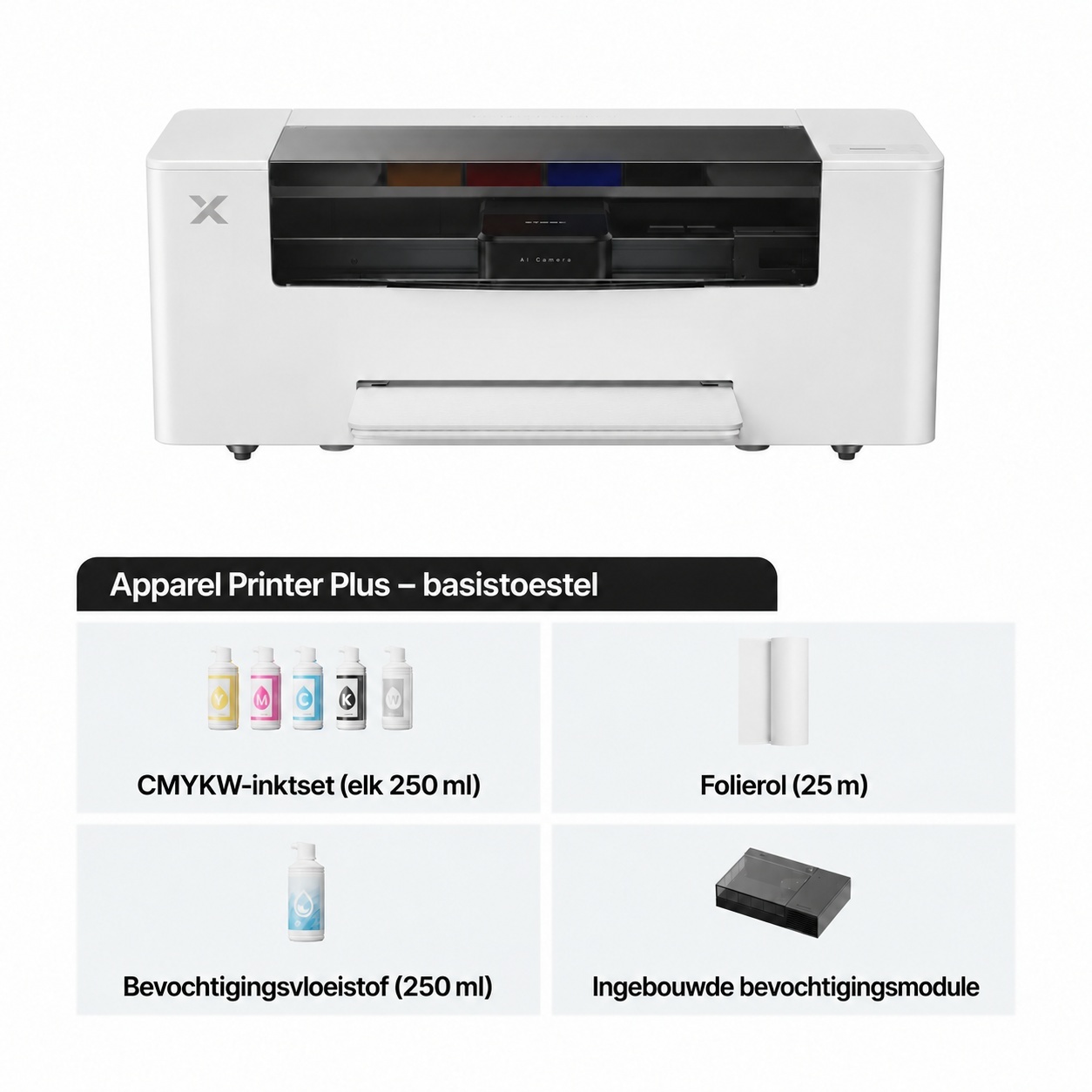 xTool Apparel Printer Plus — basisapparaat