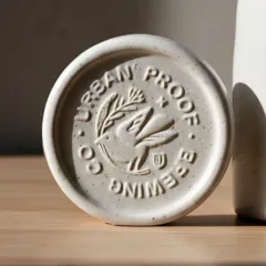 Voorbeeld van een decoratieve stempel