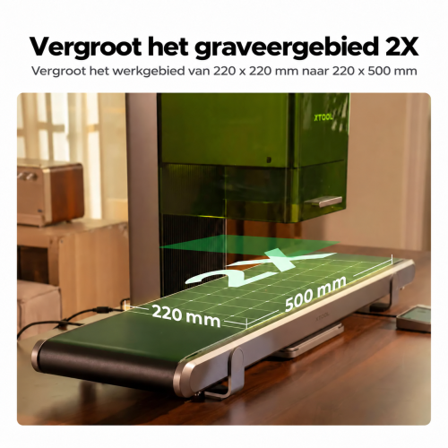 Automatische xTool Auto Streamline™-transportband voor F2 Ultra UV / F2 Ultra / F1 Ultra Automatische xTool Auto Streamline™-transportband voor F2 Ultra UV / F2 Ultra / F1 Ultra