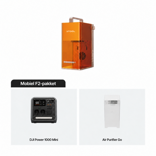 xTool F2 — draagbare dubbele lasergraveermachine: IR 5 W + diodelaser 15 W xTool F2 — draagbare dubbele lasergraveermachine: IR 5 W + diodelaser 15 W