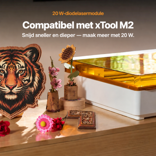 Lasermodule 20 W compatibel met xTool M2 Lasermodule 20 W compatibel met xTool M2