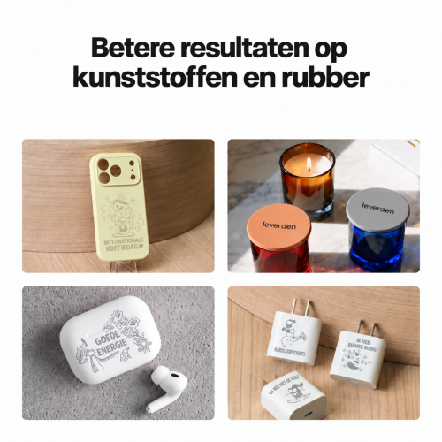Resultaten op kunststoffen en rubber Resultaten op kunststoffen en rubber
