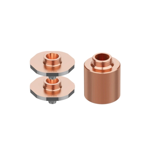 Twee dubbellaagse snijmondstukken 1,0/1,2 mm en brandpuntsverlenghuls 20 mm voor xTool MetalFab — P0102000107