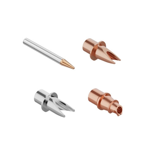 Set van vier xTool MetalFab-mondstukken P0102000104 — V1 met insteekverbinding Set van vier xTool MetalFab-mondstukken P0102000104 — V1 met insteekverbinding