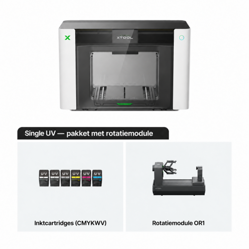xTool O1 Omni Printer — 4-in-1-printer voor UV, UV DTF, DTG en DTF xTool O1 Omni Printer — 4-in-1-printer voor UV, UV DTF, DTG en DTF