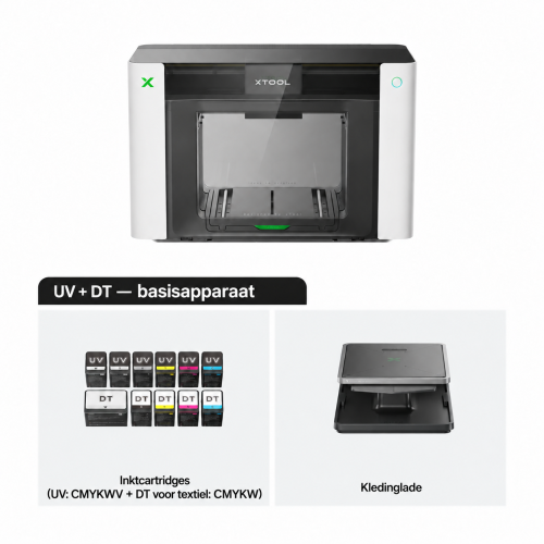 xTool O1 Omni Printer — 4-in-1-printer voor UV, UV DTF, DTG en DTF xTool O1 Omni Printer — 4-in-1-printer voor UV, UV DTF, DTG en DTF