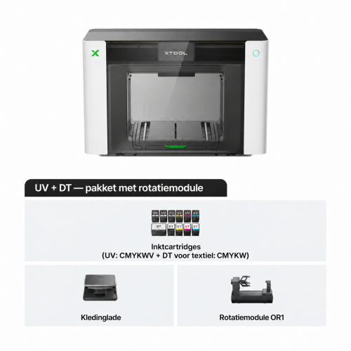 xTool O1 Omni Printer — 4-in-1-printer voor UV, UV DTF, DTG en DTF xTool O1 Omni Printer — 4-in-1-printer voor UV, UV DTF, DTG en DTF