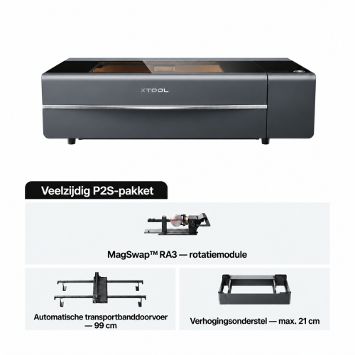 xTool P2S — veelzijdig pakket