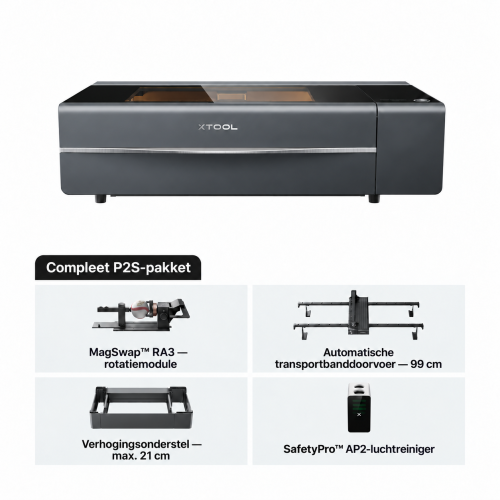 xTool P2S — compleet pakket