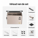 Inhoud van de set met de 5 W-infraroodlasermodule voor xTool P3 Inhoud van de set met de 5 W-infraroodlasermodule voor xTool P3