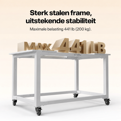 Stalen frame van het mobiele xTool-onderstel met een draagvermogen van 200 kg Stalen frame van het mobiele xTool-onderstel met een draagvermogen van 200 kg