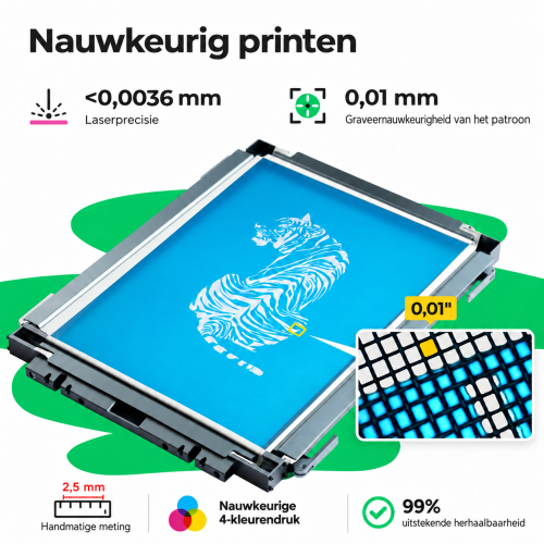 xTool Screen Printer: de eerste oplossing voor zeefdruk met een laser xTool Screen Printer: de eerste oplossing voor zeefdruk met een laser