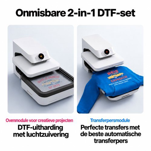xTool WonderPress 3D — modulaire automatische transferpers xTool WonderPress 3D — modulaire automatische transferpers